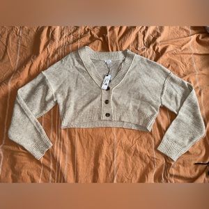 Garage cropped cardigan